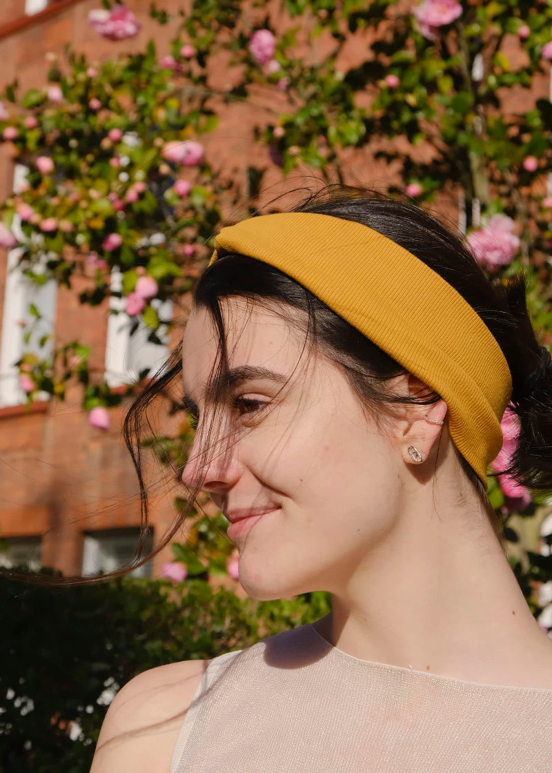 DRESHOW 8 Pack Girls Turban Wide Headbands for Women Headwraps Knotted Elastic Yoga Workout Solid Color Hair Accessories - Image 4